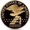 1988-P America in Space Shuttle Young Astronaut Gold Medal BU/Proof