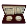 1988 Russia 3 Roubles Proof Silver 2-Coin Set (w/Box & COA)