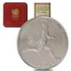 1986 1 oz Silver Korea Seoul Olympics Runner 10000 Won Commemorative Coin (w/Box & COA)