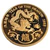 1988 Hong Kong Lunar Dragon Proof Gold Medal