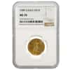 1989 1/4 oz $10 Gold American Eagle NGC MS 70