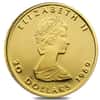 1989 1/2 oz Canadian Proof Gold Maple Leaf $20 Coin