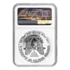 1989 1 oz Silver American Eagle NGC MS 69 Mint Error (Obv Struck Thru)