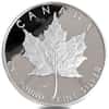 1990 12 oz Frosted Proof Canadian Silver Maple Leaf Round (w/Box & COA)