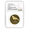 1990 1 oz Chinese Lunar Horse 100 Yuan Gold Coin NGC PF 68 UCAM