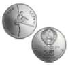 1991 Russia Palladium Ballerina 3-Coin Set BU in MTB Case