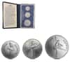 1991 Russia Palladium Ballerina 3-Coin Set BU in MTB Case