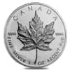 1991 1 oz Canadian Silver Maple Leaf .9999 Fine $5 Coin BU (Sealed)