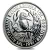 1991 1 oz Silver Australian Kookaburra Perth Mint .999 Fine BU In Cap