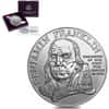 1992-P US Mint 1 oz Ben Franklin Firefighters Silver Medal BU .999 Fine (w/Box & COA)