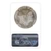 1992 1 oz Silver American Eagle Mint Error Partial Collar NGC MS 68