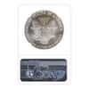 1992 1 oz Silver American Eagle Mint Error Partial Collar NGC MS 69