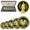 1993 1.9 oz Gold Hawaiian Sovereign 5-Coin Proof Set (w/Box)