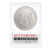 1993 1 oz Silver American Eagle Accugrade ACG MS 70