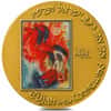 1993 Israel 1 oz Elijah the Prophet Color Lithograph Gold Medal