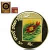 1993 Israel 1 oz Jonah in the Whale Color Lithograph Gold Medal