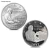 1993 James Madison Silver Half Dollar 50C Comm. Coin BU/Proof (Scruffy)