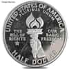 1993 James Madison Silver Half Dollar 50C Comm. Coin BU/Proof (Scruffy)