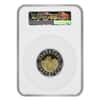 1994 China Hong Kong Coin Expo Bi-Metal Brass Plated Scallop Proof Medal NGC PF 68 UCAM