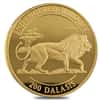 1996 Gambia 1 oz Endangered Wildlife Lion Proof Gold Coin