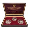 1997 3 oz Hong Kong Reunification Commemorative Proof Silver 3-Plaque Set (w/Box & COA)