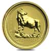 1997 1/4 oz Gold Lunar Year of The Ox BU Australia Perth Mint (Series I)