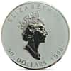 1998 10 oz Canadian Silver Maple Leaf $50 Coin BU