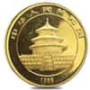 1998 1/10 oz Chinese Gold Panda 10 Yuan Small Date (Scruffy)