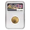 1999 1/4 oz $10 Gold American Eagle NGC MS 69 Mint Error (Rev Struck Thru)