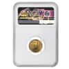 1999 1/10 oz $5 Gold American Eagle NGC MS 69 Mint Error (Rev Struck Thru) 
