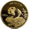 1999 1 oz Chinese Gold Panda 100 Yuan .999 Fine BU