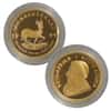 1999 1.85 oz South African Krugerrand Gold Proof 4 Coin Set w/ Box