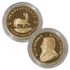 1999 1.85 oz South African Krugerrand Gold Proof 4 Coin Set w/ Box