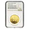 1989 1.85 oz Gold Canadian Maple Leaf 4-Coin Set NGC PF 69 UCAM - 10th Anniversary