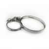 Silver Plated 38.1 mm Coin Bezel Frame Key Chain for Silver Morgan/Peace Dollar Coin