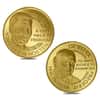 2006 Norway 2 oz Proof Gold Nobel Legends 2-Medal Set (w/Box & COA)