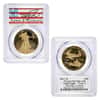 2021-W 1.85 oz Proof Gold American Eagle 4-Coin Set Type 1 PCGS PF 70 DCAM FDOI (Cleveland)