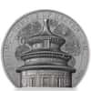 2023 Cook Islands 2 oz Silver Temple of Heaven Coin Antiqued .999 Fine (w/Box & COA)