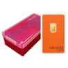Box of 25 - 1/2 Gram Gold Bar Valcambi Suisse .9999 Fine (in Assay)