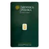 1/4 Gram Mint of Poland Gold Bar .9999 Fine (in Assay)