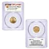2007-W 1.85 oz Burnished Gold American Eagle 4-Coin Set PCGS SP 70 (Michael Reagan)