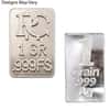 1 Grain Generic Silver Bar .999 Fine