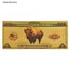 1 Gram 24K Gold Aurum Note - 1,000 Milligrams American Bison