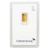 1 gram Credit Suisse Statue of Liberty Gold Bar .9999 Fine (In Assay)