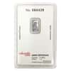 1 gram Credit Suisse Statue of Liberty Platinum Bar .9995 Fine (In Assay)