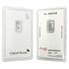 1 gram Credit Suisse Statue of Liberty Platinum Bar .9995 Fine (In Assay)