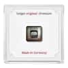 1 Gram Geiger Original Square Silver Bar .999 Fine (in Assay)