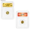 1 Gram Generic Gold Round ICG MS/PF 70