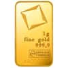 Box of 25 - 1 gram Gold Bar Valcambi Suisse .9999 Fine (In Assay)