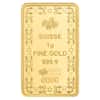 Box of 25 - 1 Gram PAMP Suisse Star of David Gold Bar .9999 Fine (in Assay)